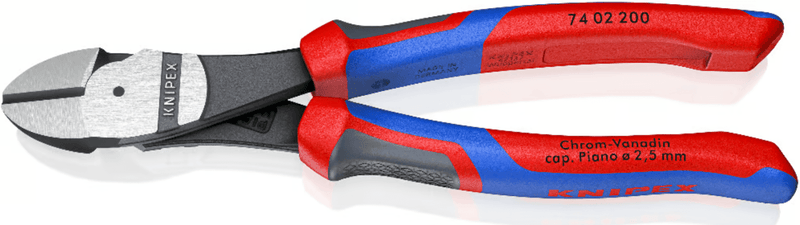 Knipex 74 02 200 High Leverage Diagonal Cutter - Tool Monster