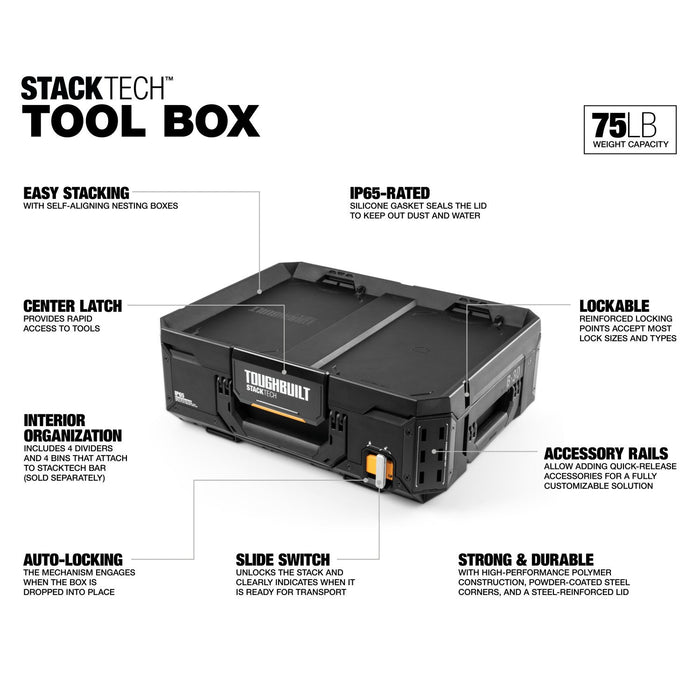 ToughBuilt StackTech Tool Box TB-B1-B-30