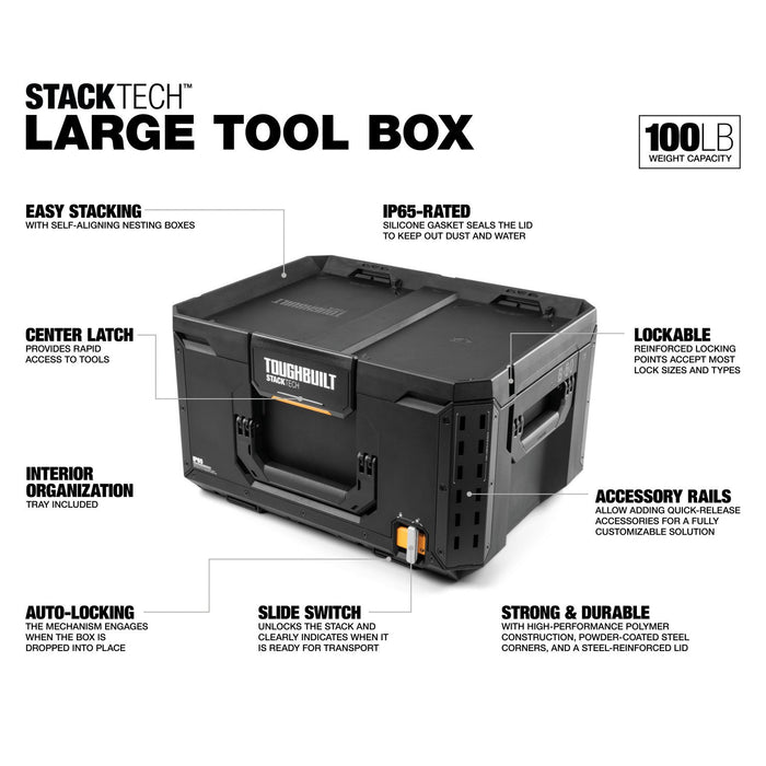 ToughBuilt StackTech Large Tool Box TB-B1-B-50