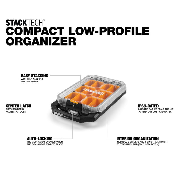 ToughBuilt StackTech Compact Low-Profile Organiser TB-B1-O-10C