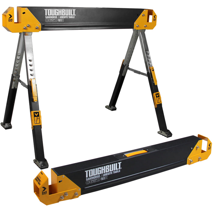 ToughBuilt C650 Sawhorse/Jobsite Table TB-C650 (Twin Pack)