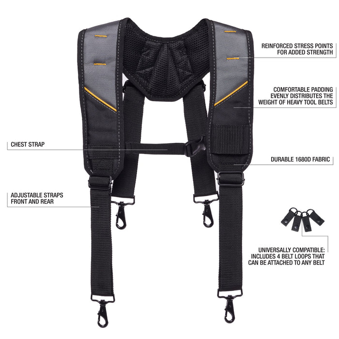 ToughBuilt TB-CT-51P Padded Suspenders