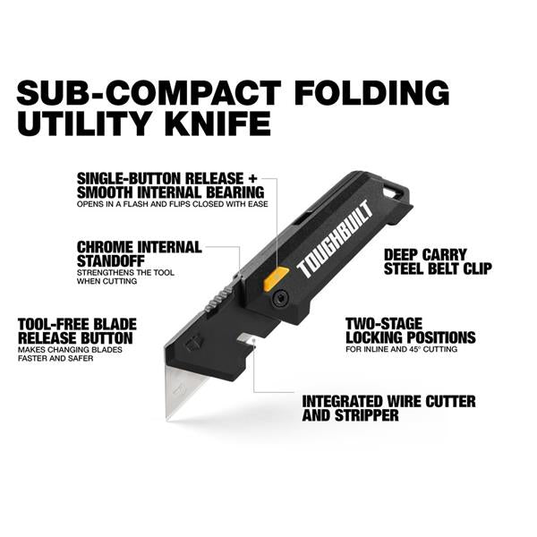 ToughBuilt Sub-compact Utility Knife TB-H4-12-C