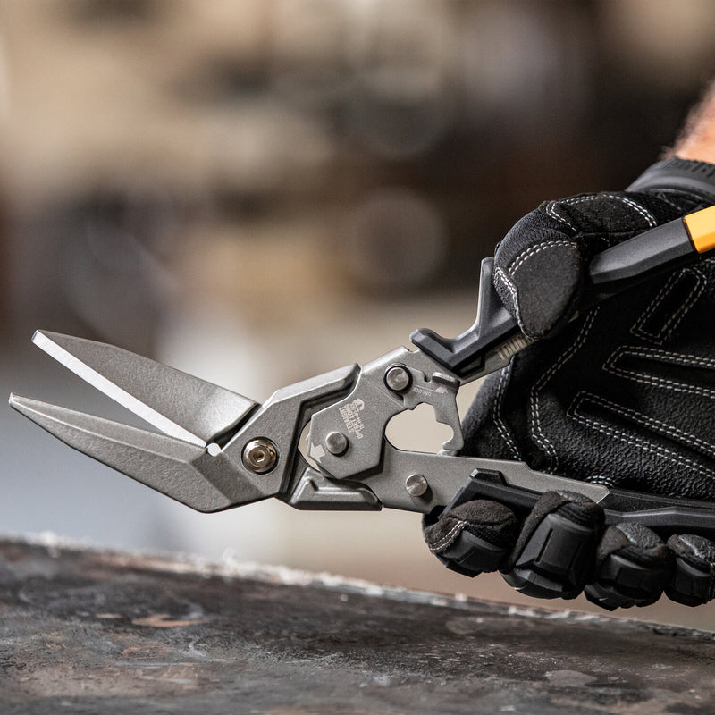 ToughBuilt TB - H4 - 60 - SOL Straight Offset Long Cut Aviation Snips - Tool Monster