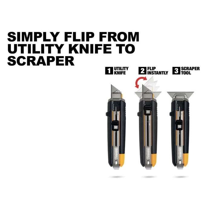 ToughBuilt Scraper Utility Knife (With 5 Utility Knife Blades) TB-H4S5-01