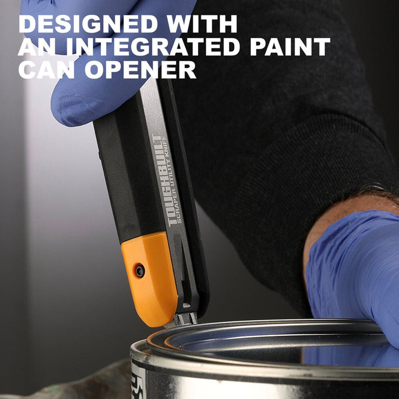 ToughBuilt Scraper Utility Knife (With 5 Utility Knife Blades) TB - H4S5 - 01 - Tool Monster