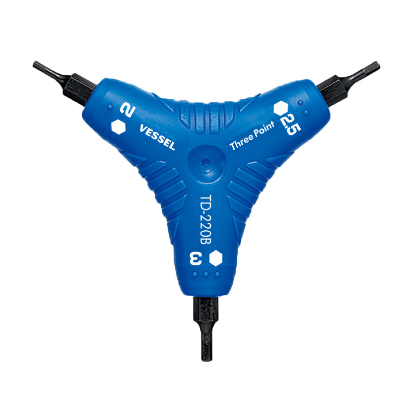 Vessel 3 - Point Hex Head Screwdriver No.TD - 220B(H2/H2.5/H3) - Tool Monster