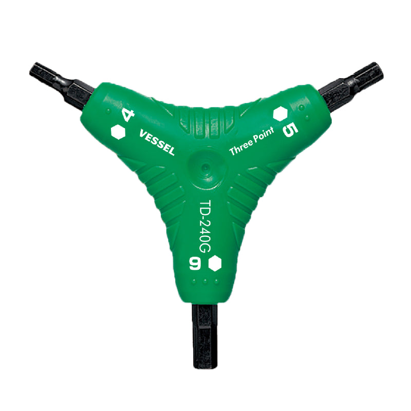 Vessel 3 - Point Hex Head Screwdriver No.TD - 240G(H4/H5/H6) - Tool Monster