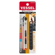 Vessel Flat - shaped Ratchet Screwdriver No.TD - 76 (w/ 11 bits) - Tool Monster