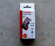 Vessel Set of 10 Torsion Impact Ball Bits + Bit Holder with Philips, Slotted, Square & Torx Bits - Tool Monster