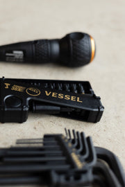 LIMITED EDITION - Vessel USB Rechargeable BALL GRIP Screwdriver Limited Edition Gold Kit - Tool Monster