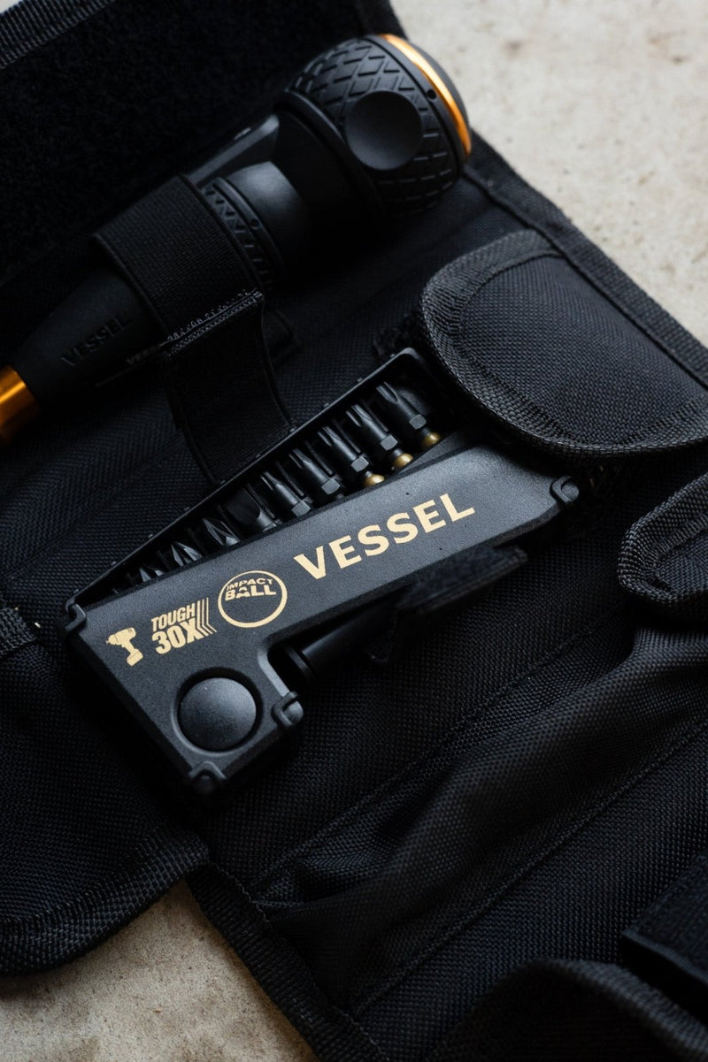 LIMITED EDITION - Vessel USB Rechargeable BALL GRIP Screwdriver Limited Edition Gold Kit - Tool Monster
