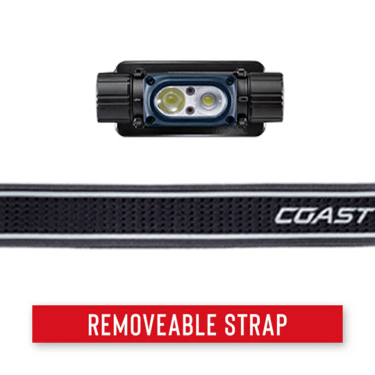 Coast WPH30R - Water & Dust Proof Rechargeable Head Torch