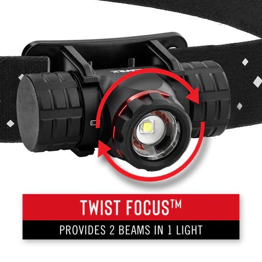 Coast XPH25R - Rechargeable Dual-Power Head Torch