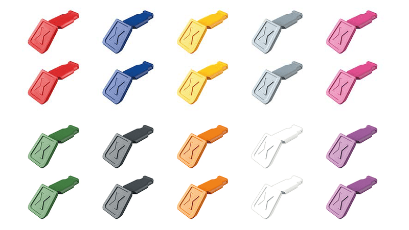Knipex 00 61 10 ColorCode Clips (10 pieces - Multiple Colour Options) - 21 mm - Tool Monster