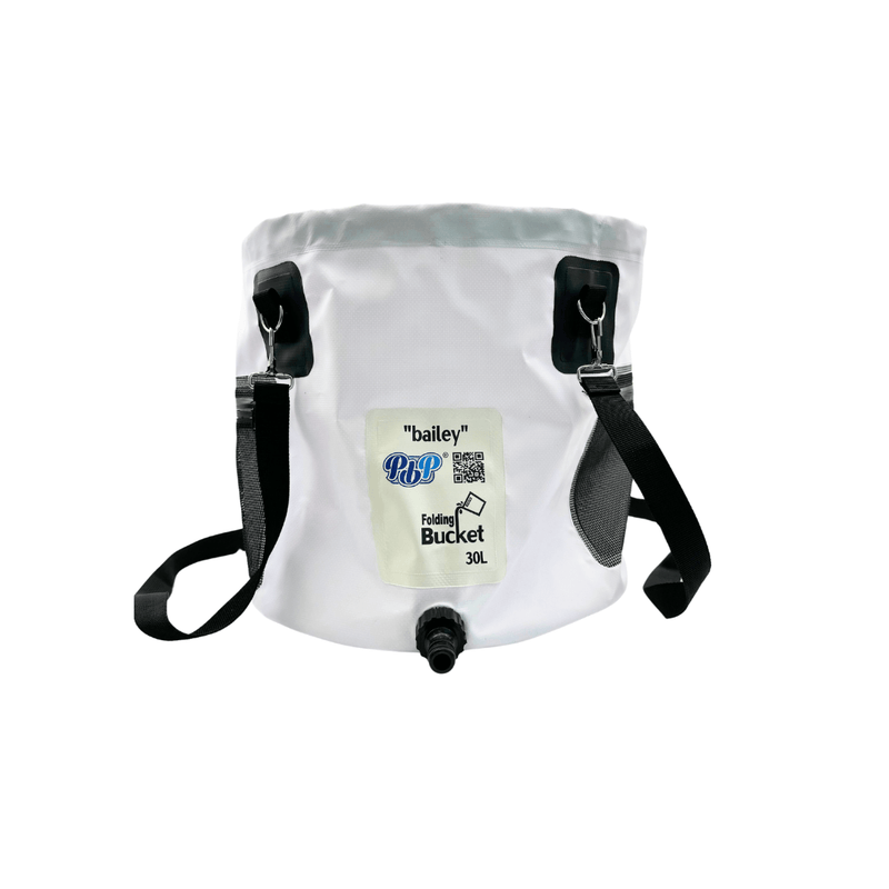 PBP 'Bailey' Folding Bucket [30L with Quick Hose Connector] - Tool Monster
