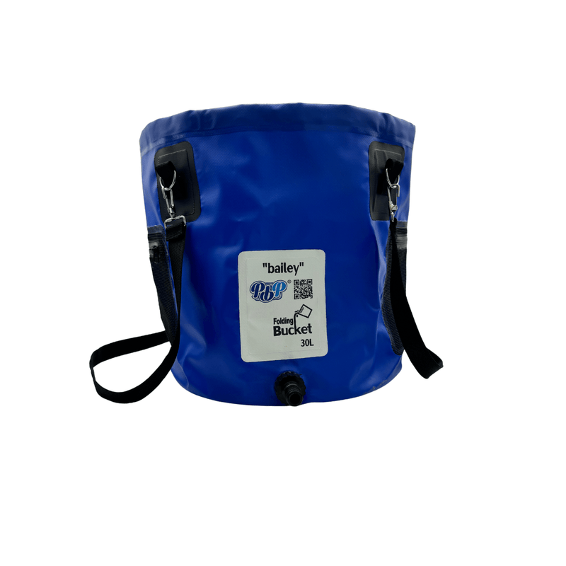 PBP 'Bailey' Folding Bucket [30L with Quick Hose Connector] - Tool Monster