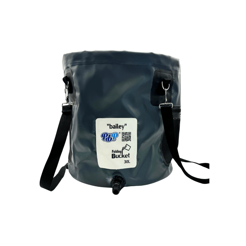 PBP 'Bailey' Folding Bucket [30L with Quick Hose Connector] - Tool Monster