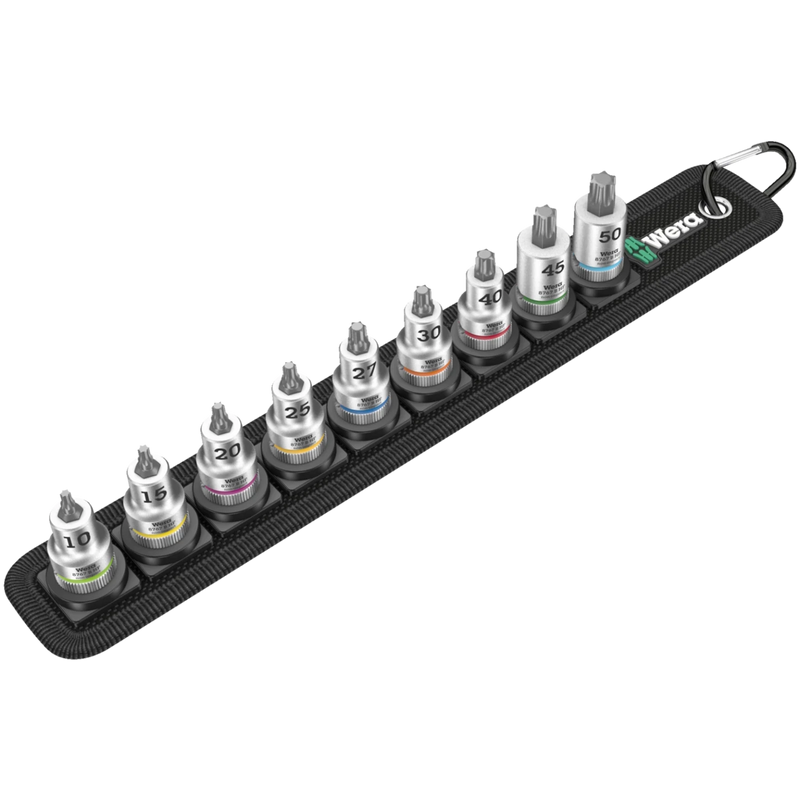 Wera Belt B 3 Torx® Hf Bit - Socket Set 3/8" Metric Zyklop 9Pc - Tool Monster