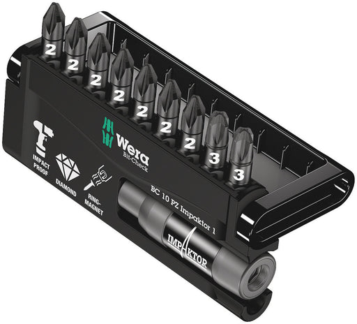 Wera Bit-Check 10 PZ Impaktor 1, 10 pieces (05057684001)