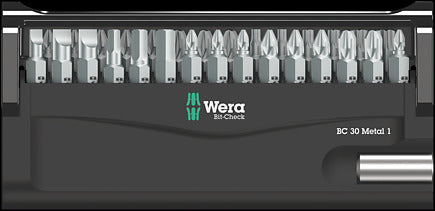 Wera Bit-Check 30 Metal 1 SB, 30 pieces