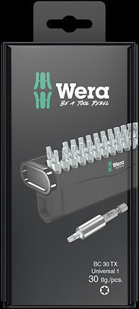 Wera Bit - Check 30 TX Universal 1 SB, 30 pieces - Tool Monster