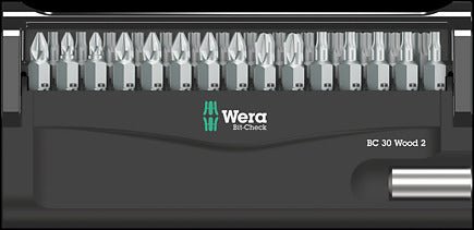 Wera Bit - Check BC 30 Wood 2 SB, 30 pieces - Tool Monster
