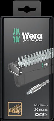 Wera Bit - Check BC 30 Wood 2 SB, 30 pieces - Tool Monster