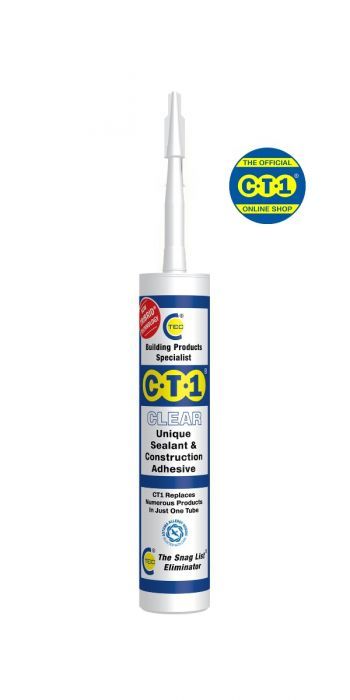 CT1 Clear Sealant and Adhesive 290ml Cartridge