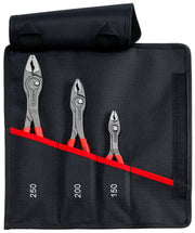Knipex 00 19 61 V01 TwinGrip Slip Joint Pliers 3 Piece Set - Tool Monster