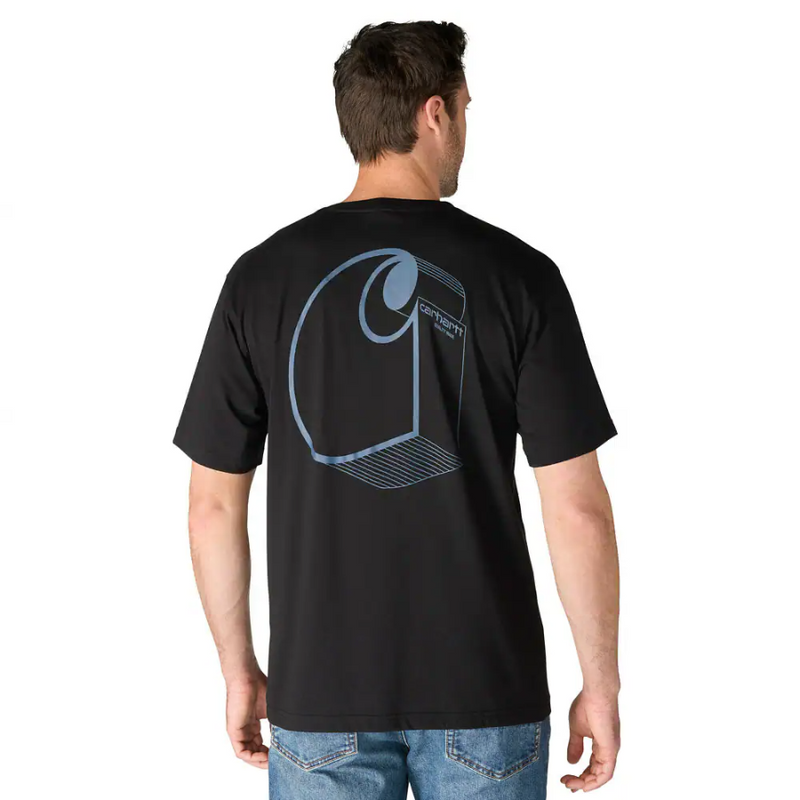 Carhartt Men's Irvine Relaxed 3D Logo T-Shirt