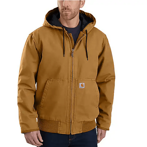 Carhartt Loose Fit Washed Duck Insulated Active Jacket - 3 Warmest Rating - Tool Monster