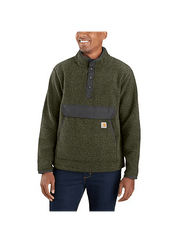 Carhartt Relaxed Fit Fleece Snap Front Jacket - 2 Warmer Rating - Tool Monster
