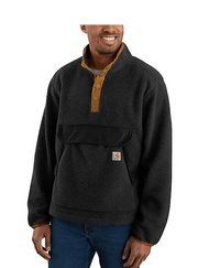 Carhartt Relaxed Fit Fleece Snap Front Jacket - 2 Warmer Rating - Tool Monster