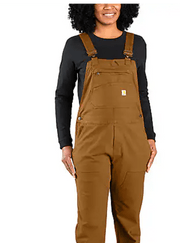 Carhartt Women's Rugged Flex® Loose Fit Canvas Bib Overall - Tool Monster