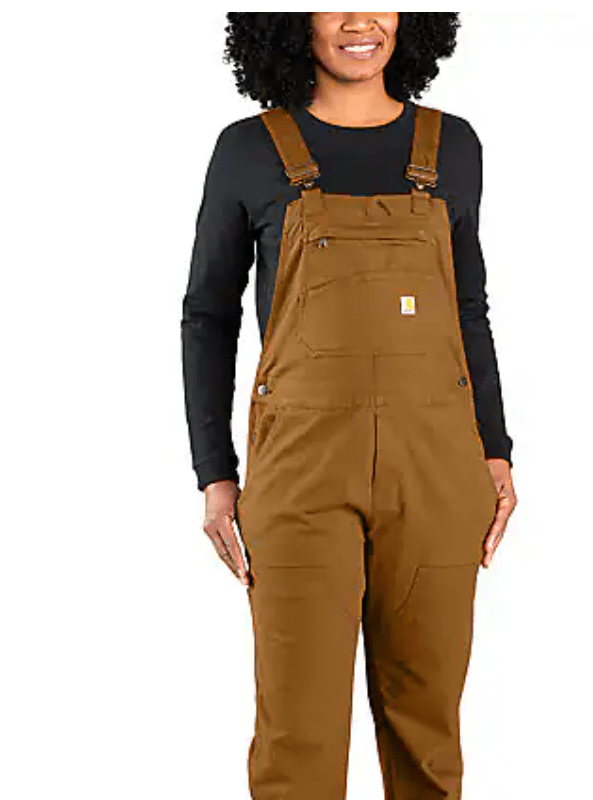 Carhartt Women's Rugged Flex® Loose Fit Canvas Bib Overall - Tool Monster