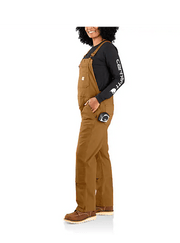 Carhartt Women's Rugged Flex® Loose Fit Canvas Bib Overall - Tool Monster
