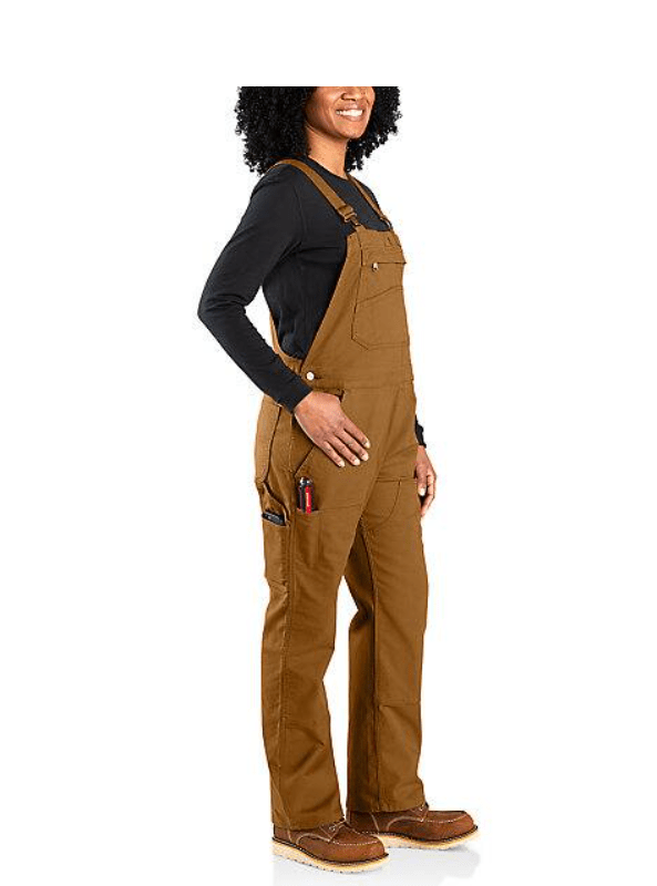 Carhartt Women's Rugged Flex® Loose Fit Canvas Bib Overall - Tool Monster
