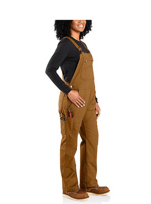 Carhartt Women's Rugged Flex® Loose Fit Canvas Bib Overall - Tool Monster