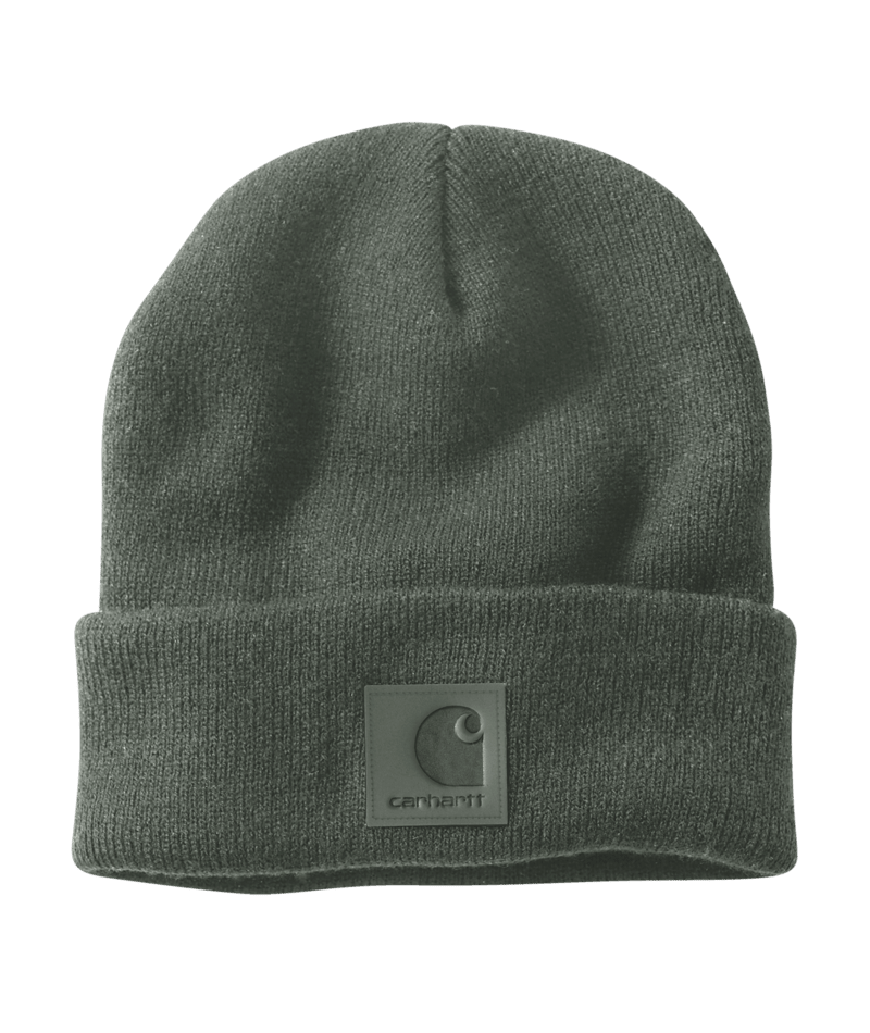 Carhartt Leatherette Watch Cap Beanie Forestry Green