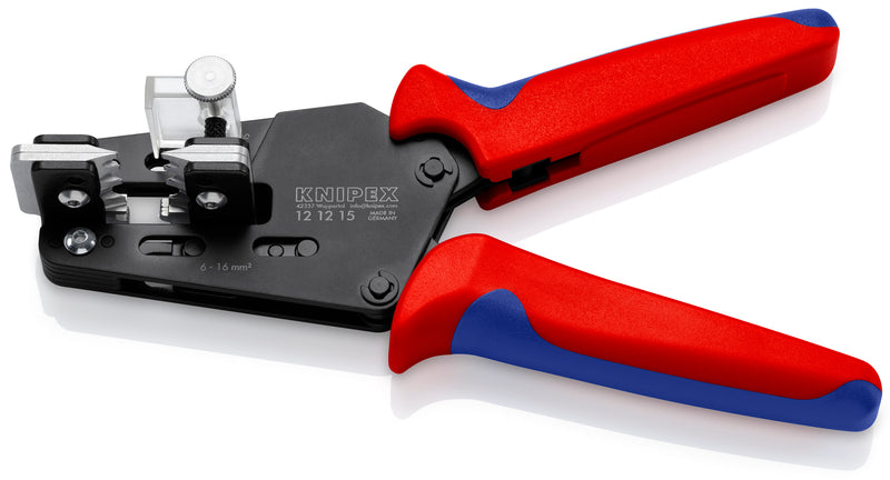 KNIPEX 12 12 15 Precision Insulation Stripper 6 / 10 / 16mm²