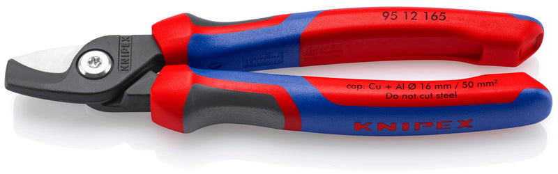 KNIPEX 95 12 165 Cable Shears with Comfort Handles 165mm