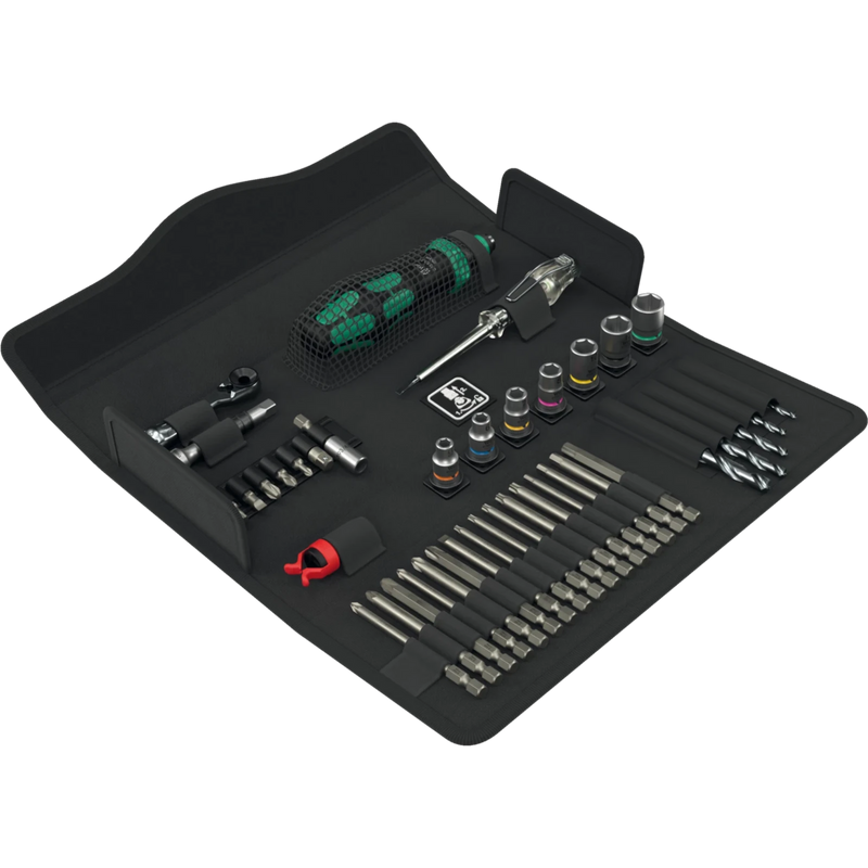 Wera Tools Kraftform Kompakt H1 Tool Set Wood 41 Piece - Tool Monster