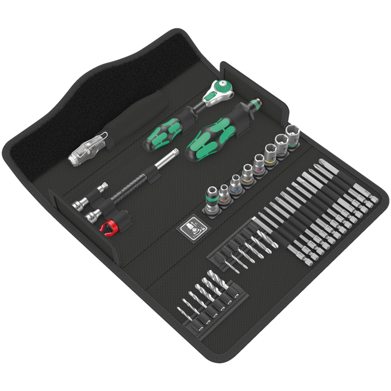 Wera Tools Kraftform Kompakt M1 Tool Set Metal 39 Piece - Tool Monster