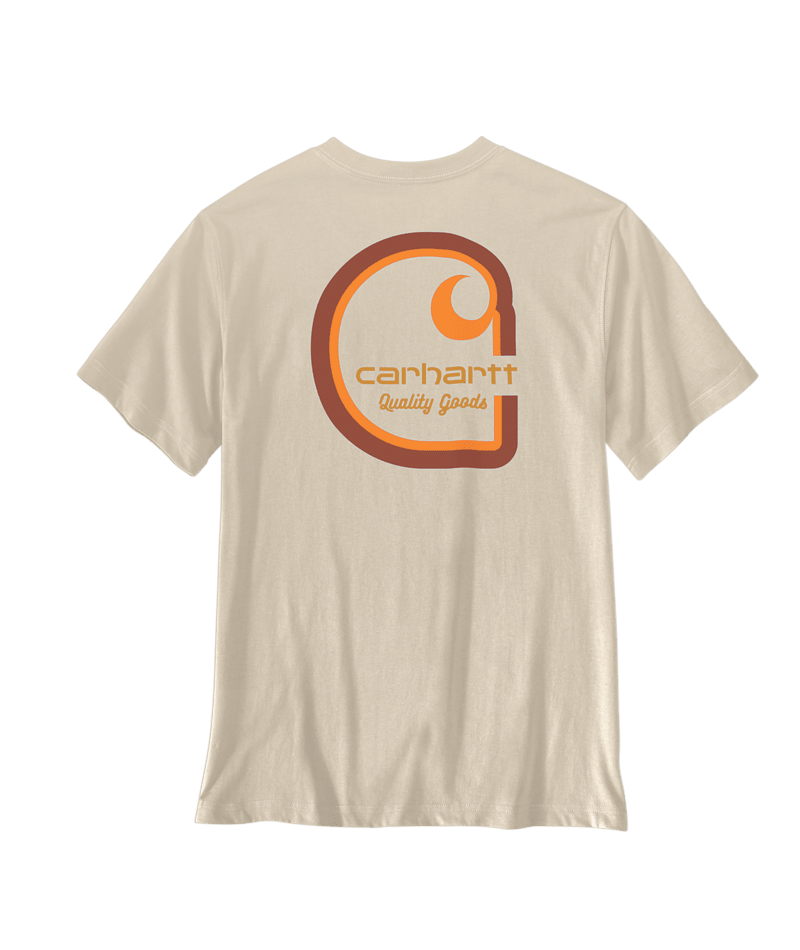 Carhartt Irvine Multicolour T-Shirt Oat Milk