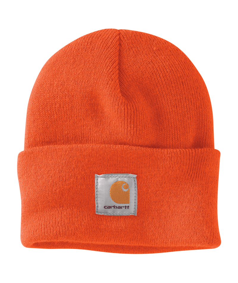Carhartt Iconic A18 Watch Cap Beanie Brite Orange
