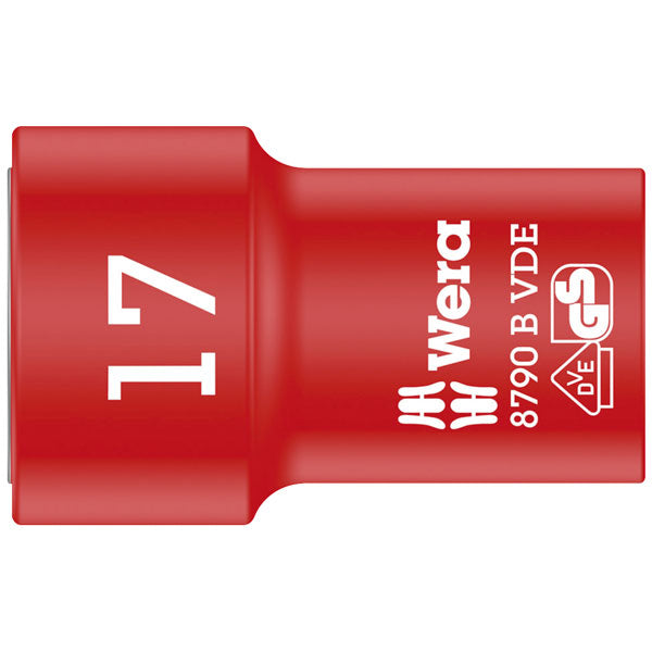 Wera Tools 05004961001 8790 B VDE SOCKET 3/8" DRIVE 17.0/46 ZYKLOP