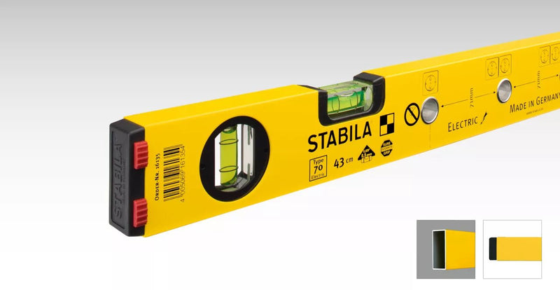 Stabila Type 70 electric spirit level 43cm - 16135 - Tool Monster
