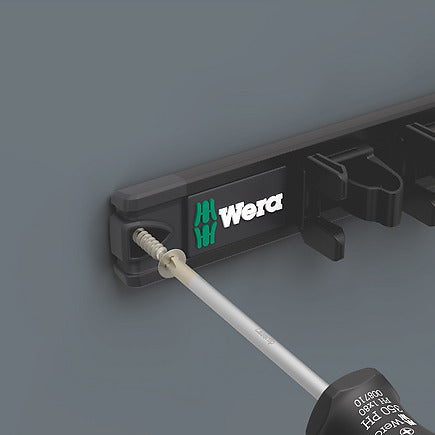 Wera Tools 05136414001 9611 Magnetic rail for up to 9 Kraftform screwdrivers, empty