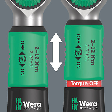 Wera Safe-Torque A 1 SHK Set 1, 1/4" square head, 2-12 Nm, 20 pieces